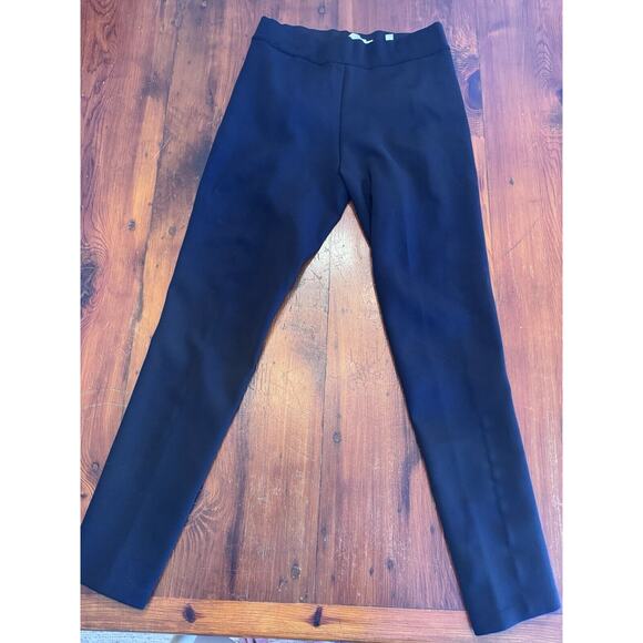 VINCE Stretch High-Rise Leggings Women’s Black M Tech Ponte Seamed Casual Career - Picture 6 of 14